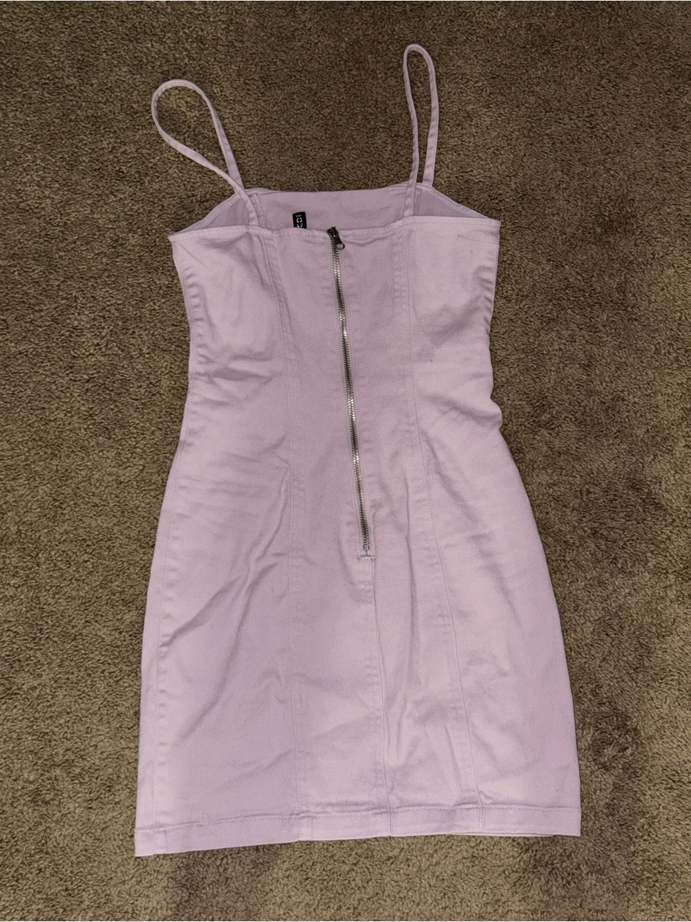 Square Neck Bodycon Mini Dress in Dusty Rose - Picture 4 of 4